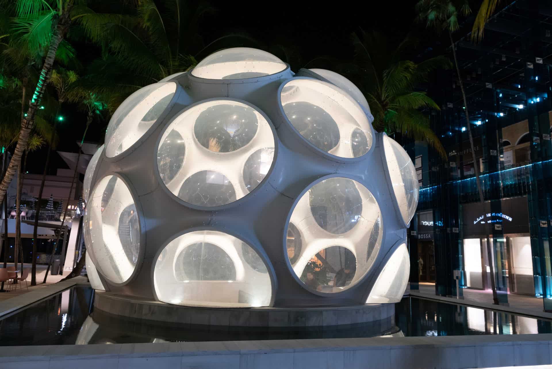 flys eye dome design district