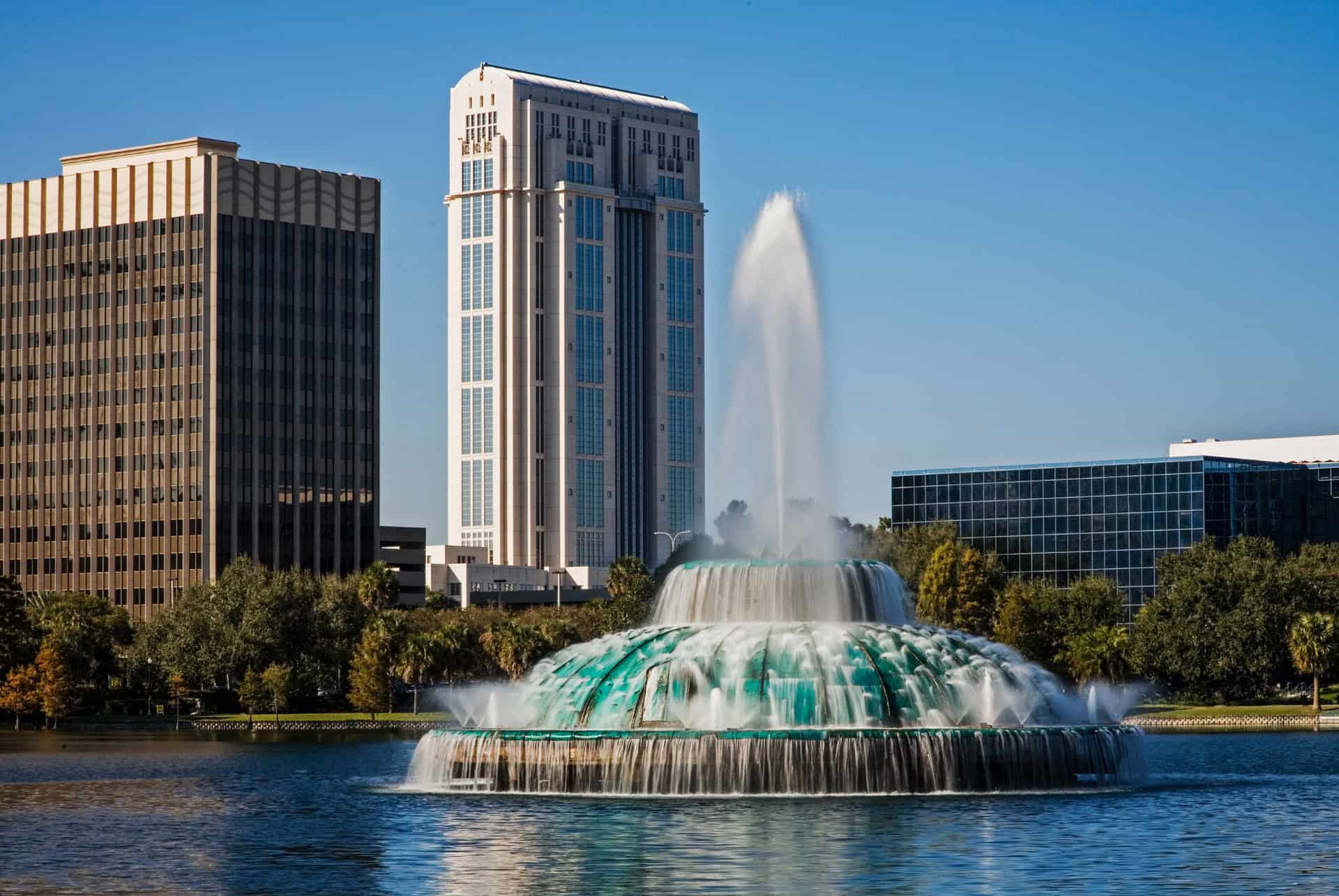 lake eola park fontaine